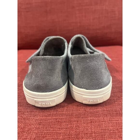 TOMS Altair Light Gray Wool Felt Slip On Sneaker Shoes Size 8 - Picture 7 of 12